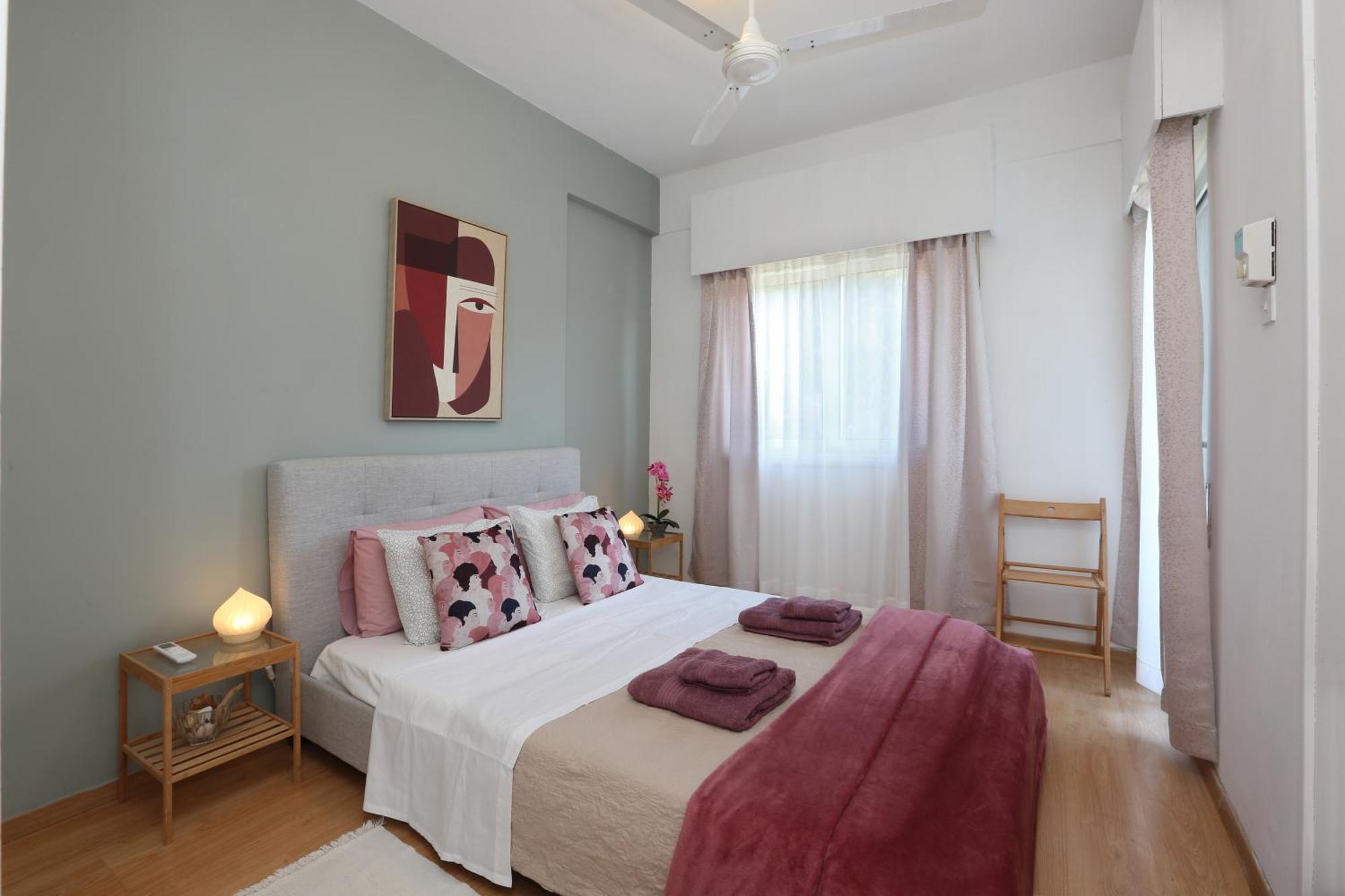 Cozy Holiday Apartment In Larnaca Near Foinikoudes ภายนอก รูปภาพ
